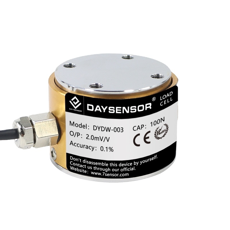 Sensor de par de presión de 100 N, 300 N, 500 N, 1000 N, compuesto. Dos componentes multidimensionales. Sensor de fuerza de 2 ejes. Célula de carga de medición.
