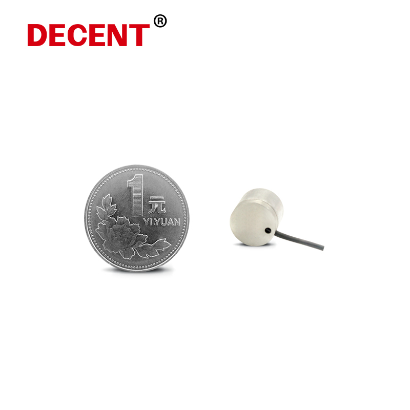 50 100 150 KN Sensor columnar de tamaño pequeño Sensor de fuerza de presión Medición Celda de carga tipo columna de botón miniatura
