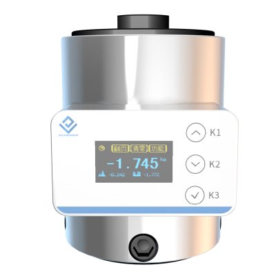 Sensor de fuerza integrado de acero aleado personalizado con módulo de visualización de pesaje en un solo conjunto para equipos de automatización.